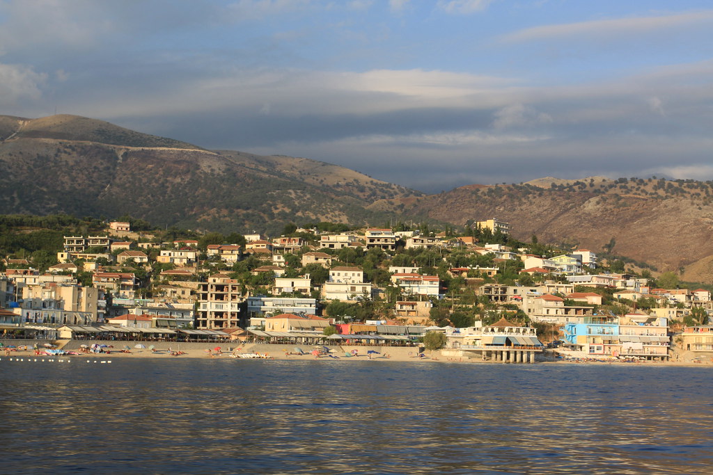 Himara bay from sea — day trips from himara
