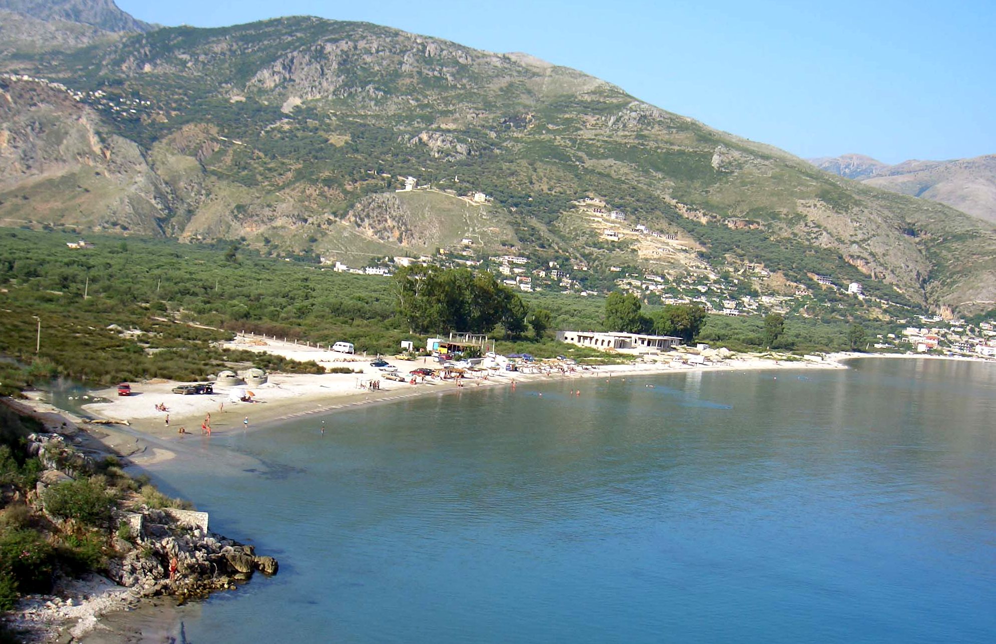 Qeparo beach — vuno qeparo villages guide