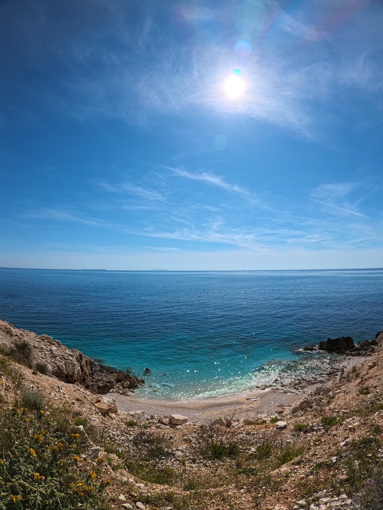 Amallos Beach — a quiet local cove south of Himara